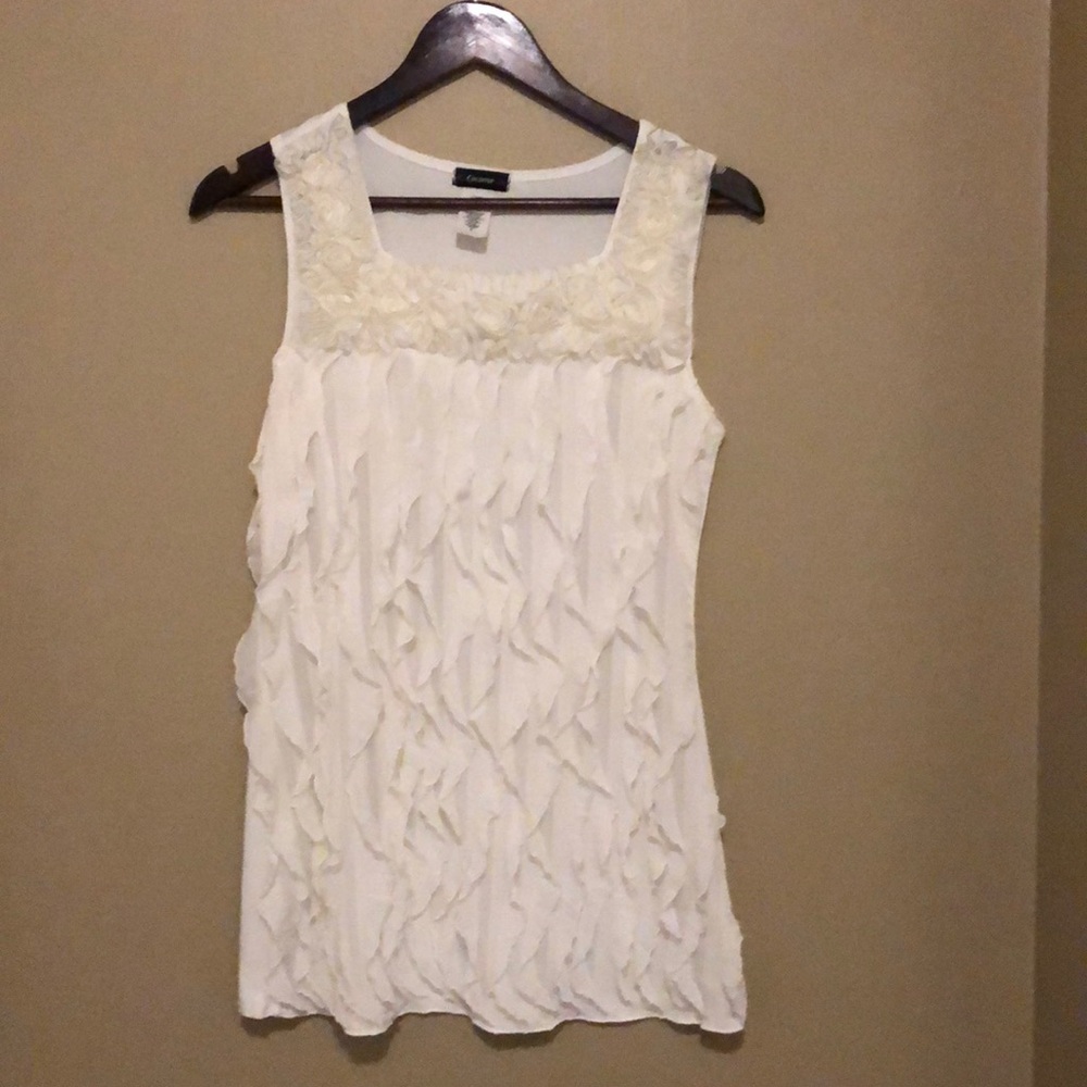 Romantic rose design tank
